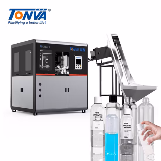 Tonva Pet Bottle Stretch Blow Molding Machine Plastic Cosmetic Bottle Making Machine